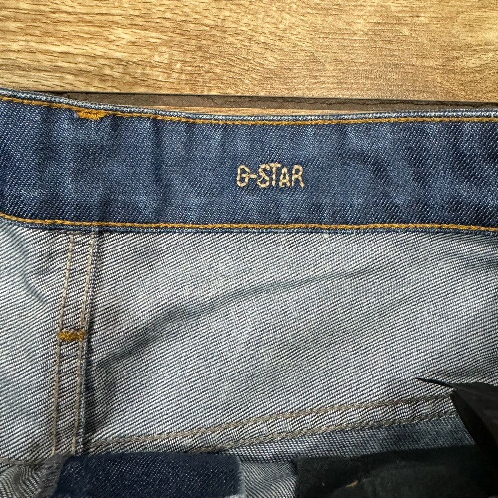 G-Star Originals RAW Denim Jeans Shorts Size 32 Distressed Shorts - Picture 7 of 14